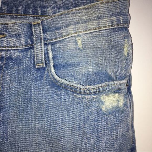 Current/Elliott The Fling Destroyed Jeans Size 26 - Picture 4 of 6